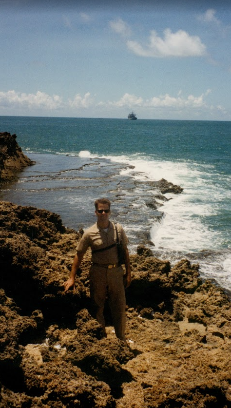 On deployment in Persian Gulf / Somalia era